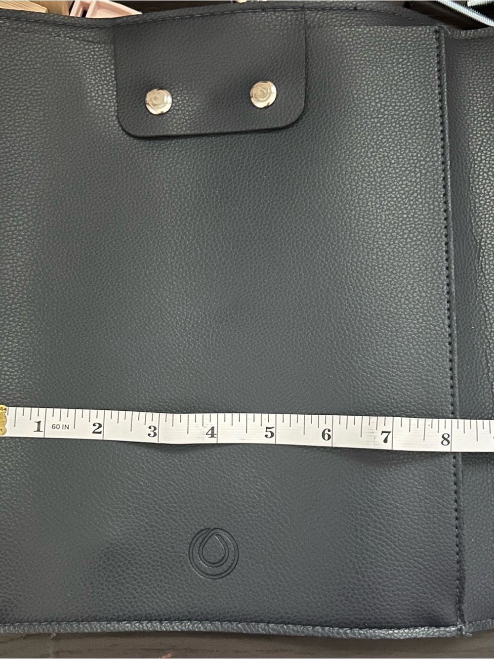 Monat Leather Padfolio Portfolio Organizer Snap Closure - Picture 5 of 6